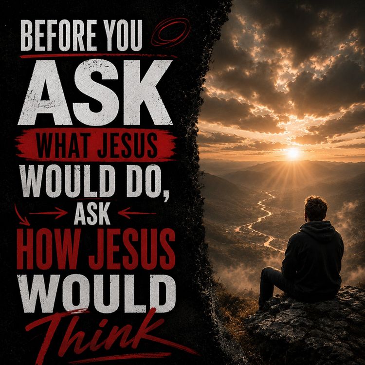 cover art for Before asking what Jesus would do, ask how Jesus would think.