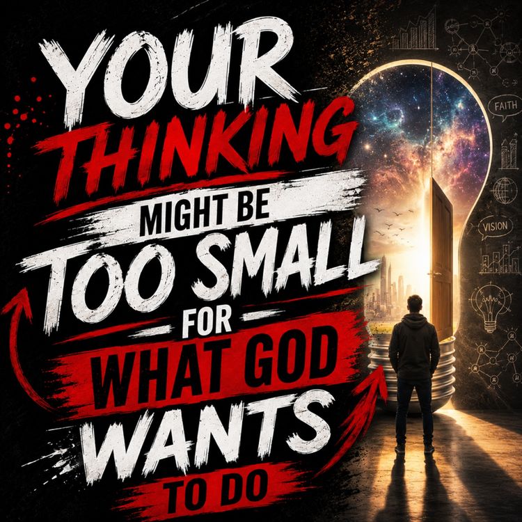 cover art for Your Thinking Might Be Too Small for What God Wants to Do