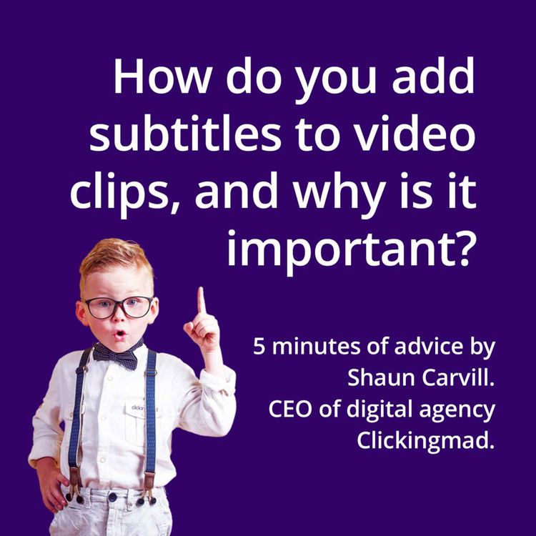 cover art for How do you add subtitles to video clips, and why is it important?
