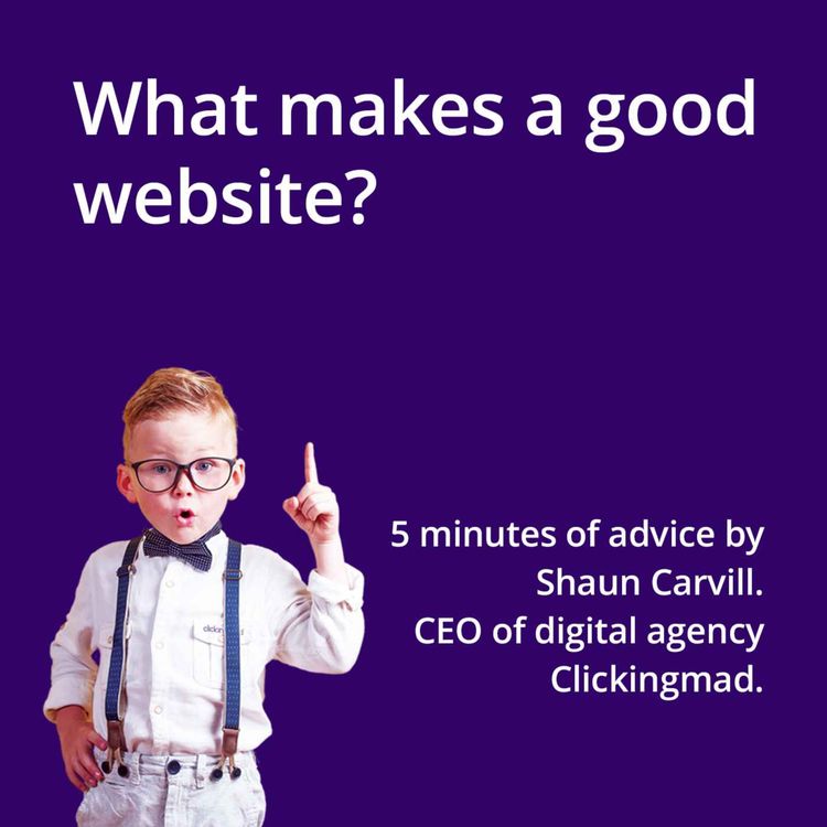cover art for What makes a good website?