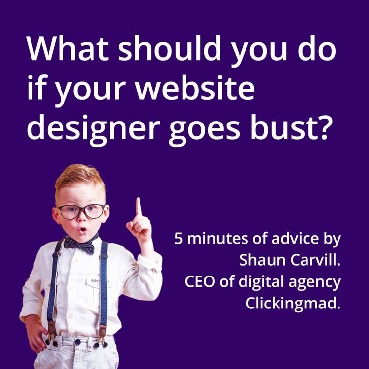 cover art for What should you do if your website designer goes bust?