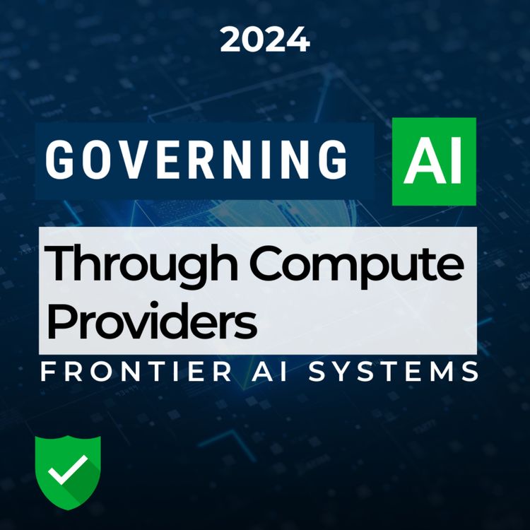 cover art for Governing AI Through Compute Providers