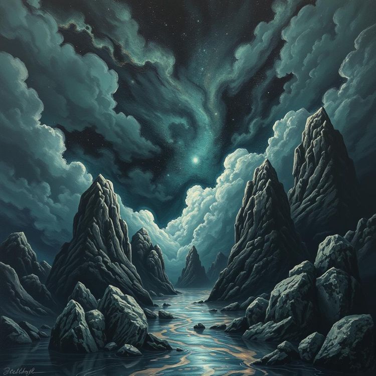 cover art for Short Story # 33 - The Obsidian Sky