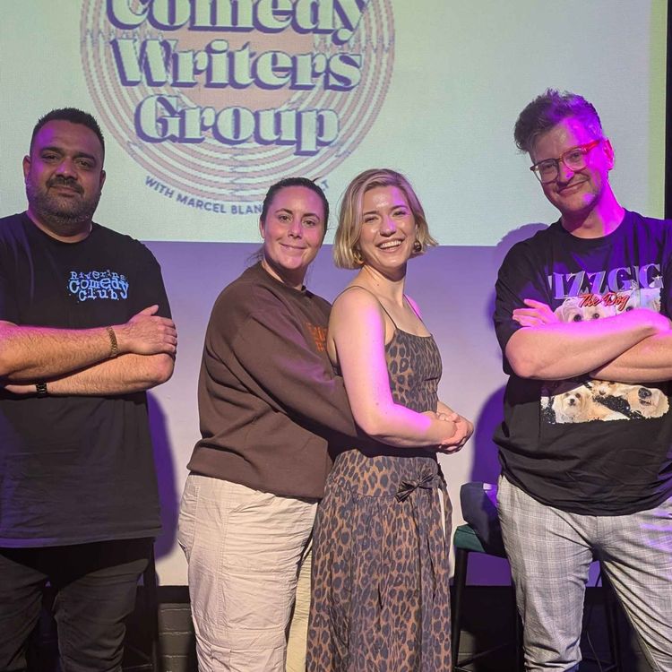 cover art for Episode 127 - LIVE at MICF (with Olga Koch, Kate Dolan, and Dane Simpson)