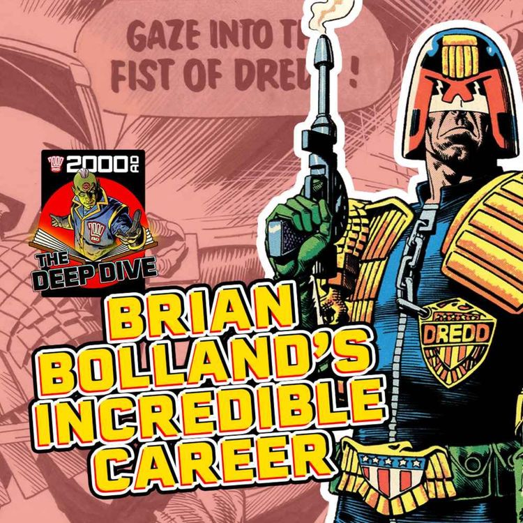 cover art for Brian Bolland's incredible career – 2000 AD: The Deep Dive