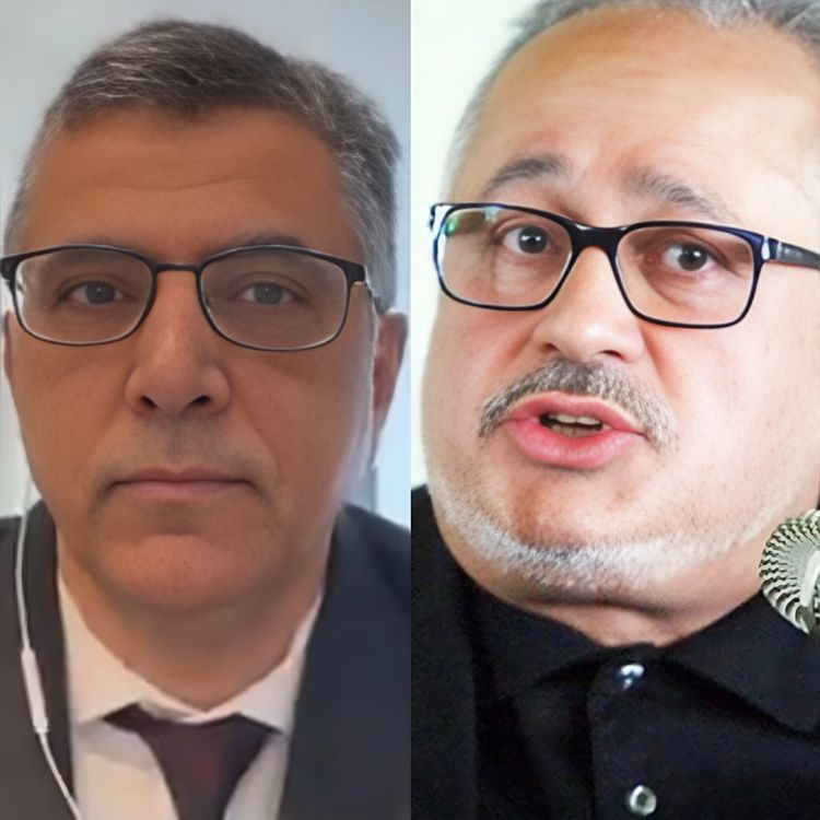 cover art for مجادله و درگیری لفظی سیروس ناصری دیپلمات سابق و مسعود منیری، کارشناس انرژی هستهای در کلاب هاوس