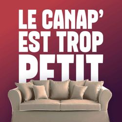 cover art for Le Canap' est trop petit