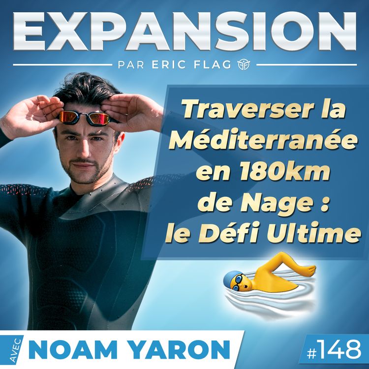 cover art for Traverser la Méditerranée en 180km de Nage : le Défi Ultime de Noam Yaron 🏊♂️