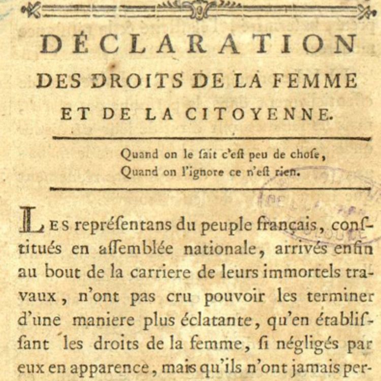 cover art for Des Voix à Lire - Journée des femmes. Olympe de Gouges