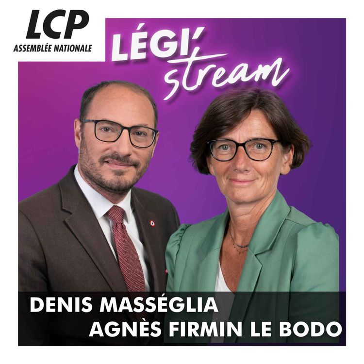cover art for Denis Masséglia, député Ensemble pour la République du Maine-et-Loire, et Agnès Firmin Le Bodo, députée Horizons de la Seine-Maritime | Légi'Stream 21/05/2025