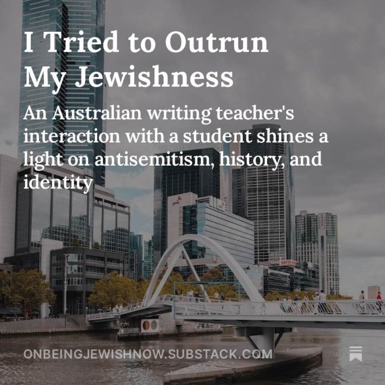 cover art for I Tried to Outrun My Jewishness