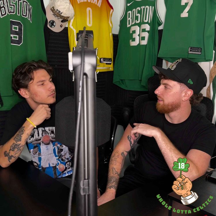 cover art for Jayson Tatum clear MVP favorite so far? Who did it better Celtics or Warriors? Games 2-6 review!