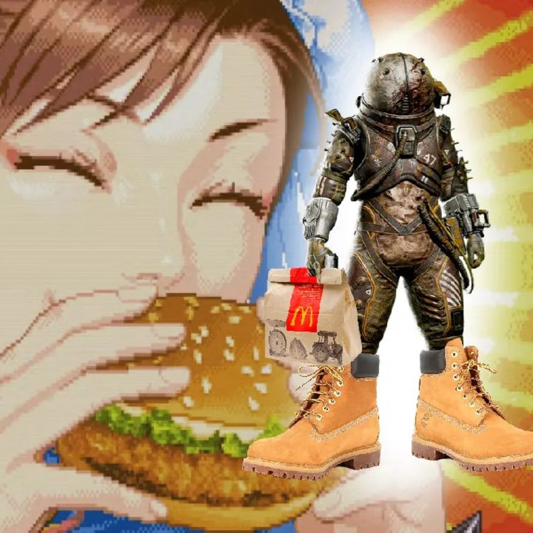 cover art for The Famicast 303 - GET YOUR BIG TIMBS TO MCD'S
