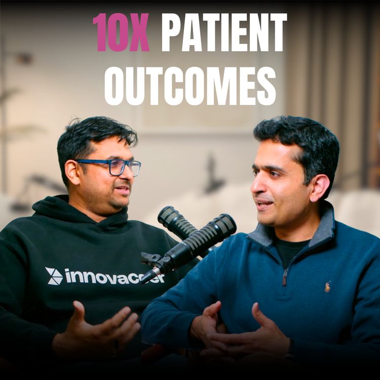 cover art for The Building of Innovaccer's Healthcare Intelligence Cloud with Sandy Gupta, Co-Founder & COO