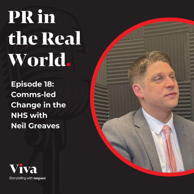 cover art for Comms-led Change in the NHS with Neil Greaves