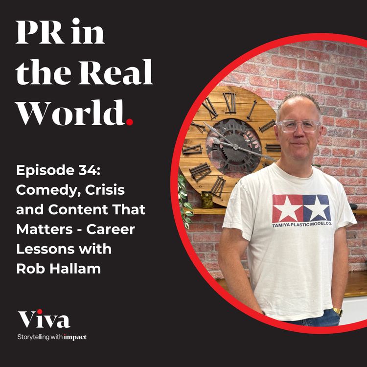 cover art for Comedy, Crisis and Content That Matters: Career Lessons with Rob Hallam