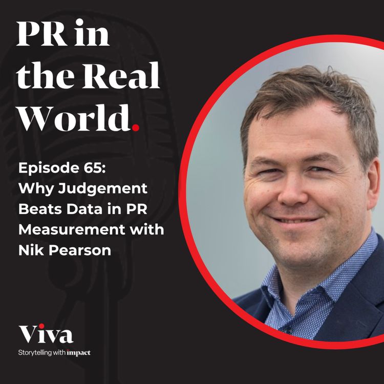 cover art for Why Judgement Beats Data in PR Measurement with Nik Pearson