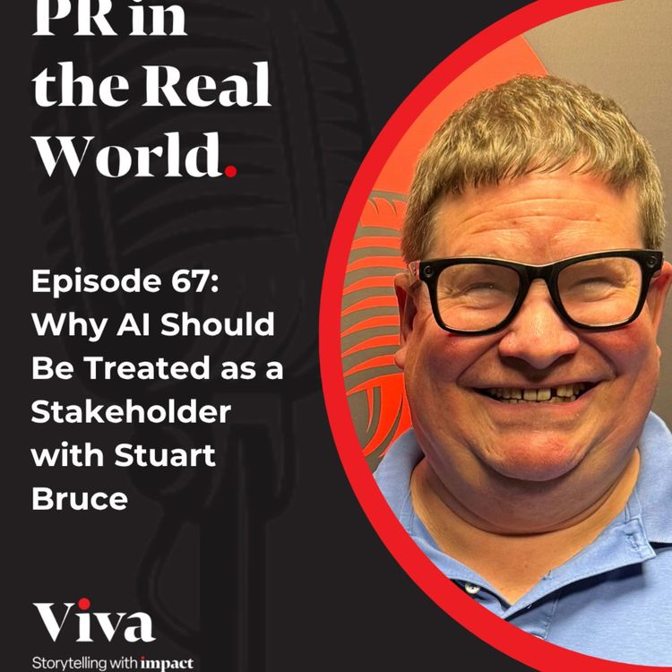 cover art for Why AI Should Be Treated as a Stakeholder with Stuart Bruce