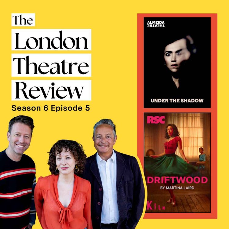 cover art for How War Horse was made, Sex Education's Patricia Allison & reviews of Driftwood and Under The Shadow