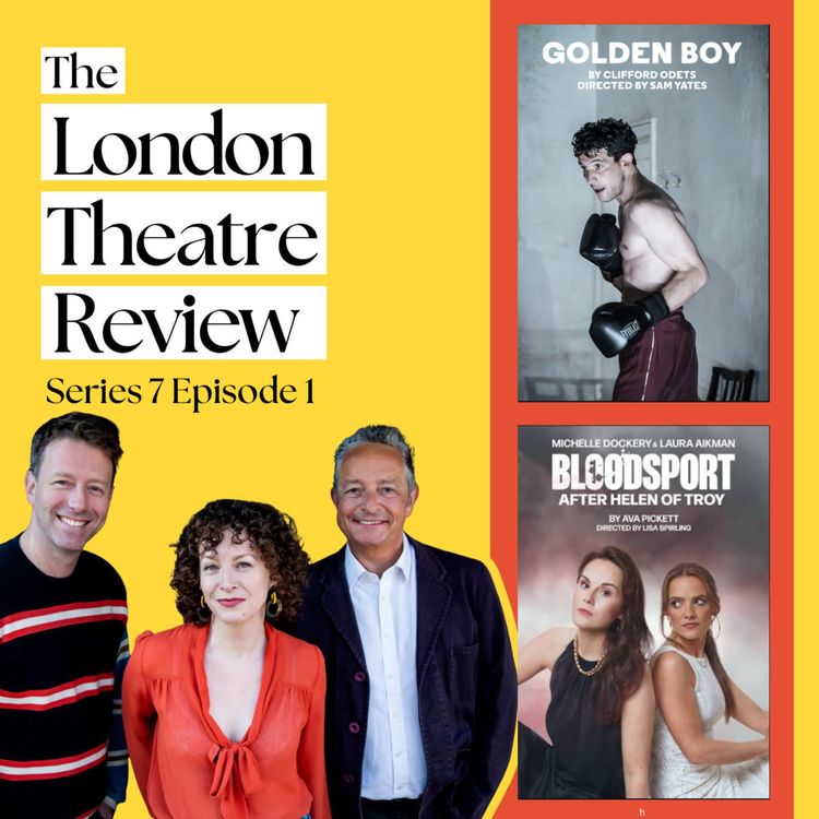 cover art for Josh O'Connor in Golden Boy, Sierra Boggess on Phantom of the Opera, and Ava Pickett's new play about Helen of Troy