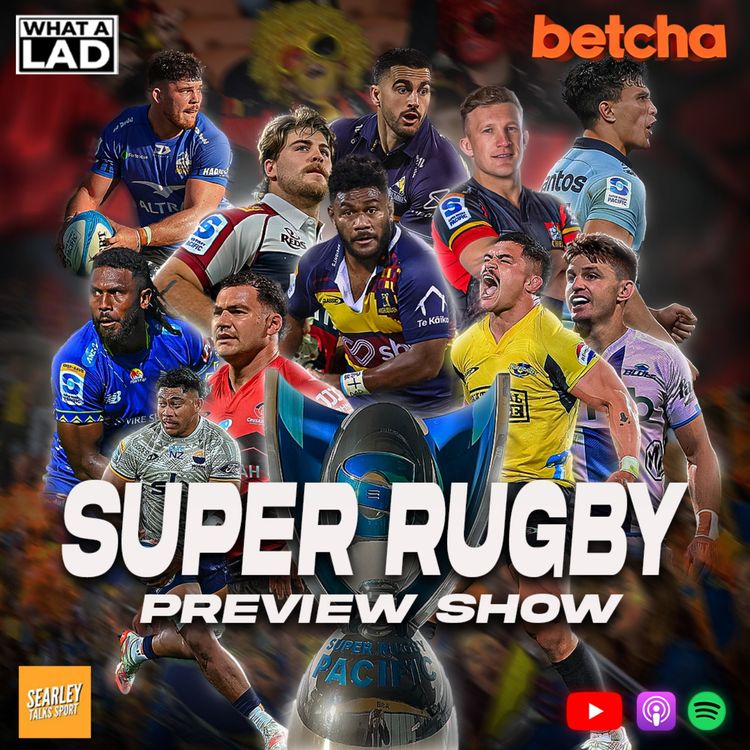 cover art for Super Rugby Preview Ft Searley Talks Sport