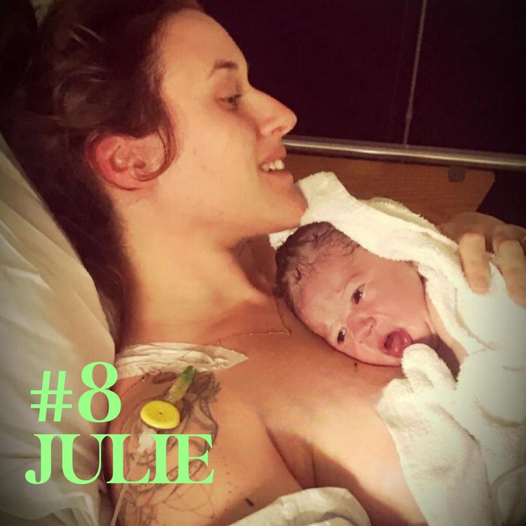 cover art for # 8 Julie: Métamorphose maternelle, le chemin lumineux de Julie !