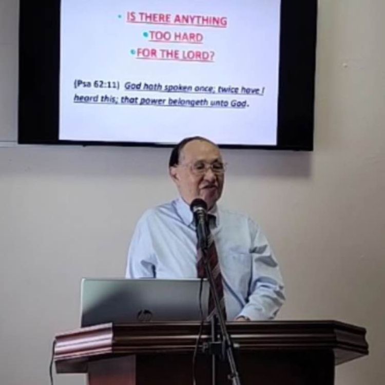 cover art for Is there anything too hard for the Lord?