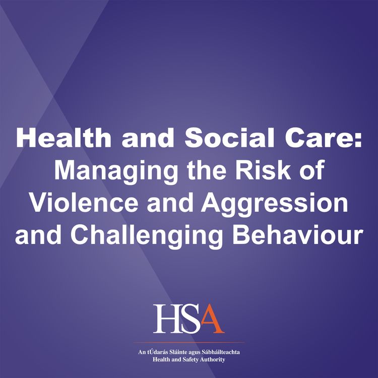 cover art for Health and Social Care – Managing the Risk of Violence and Aggression and Challenging Behaviour
