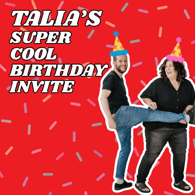 cover art for Talia's Super Cool Birthday Invite