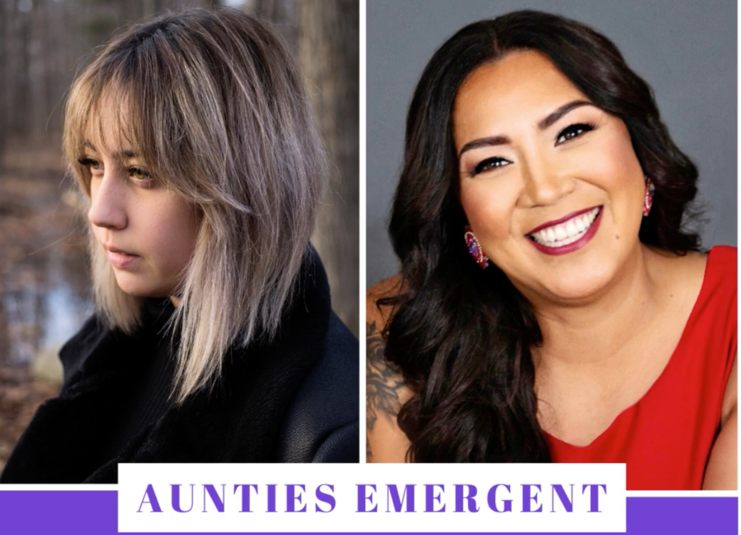 cover art for Episode 10 - '25 Aunties Emergent Alex Jacobs-Blum with Jaime Montour