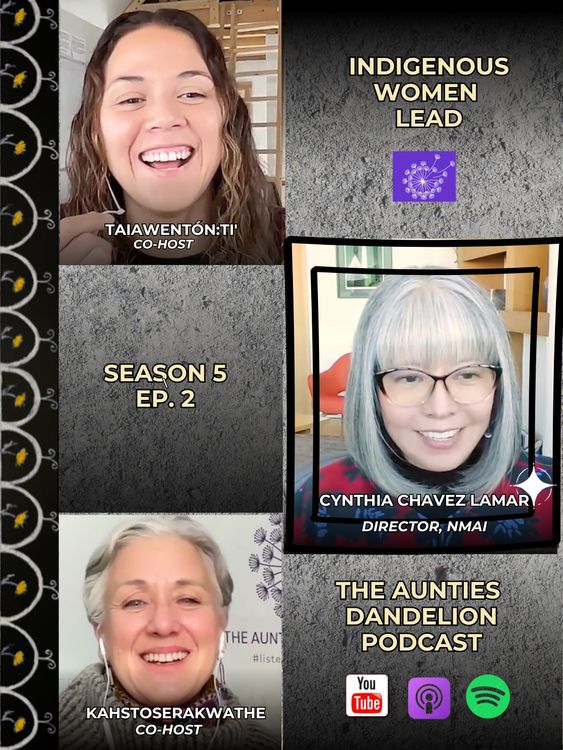 cover art for Indigenous Women Lead - Smithsonian NMAI Director Cynthia Chavez Lamar (San Felipe Pueblo)