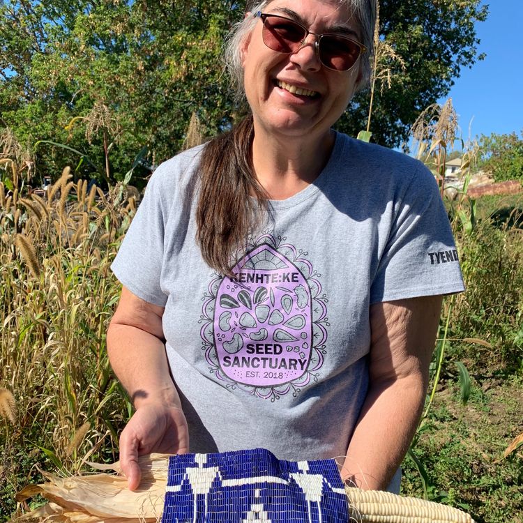 cover art for Auntie Kahehtoktha - Keeper of the Seeds