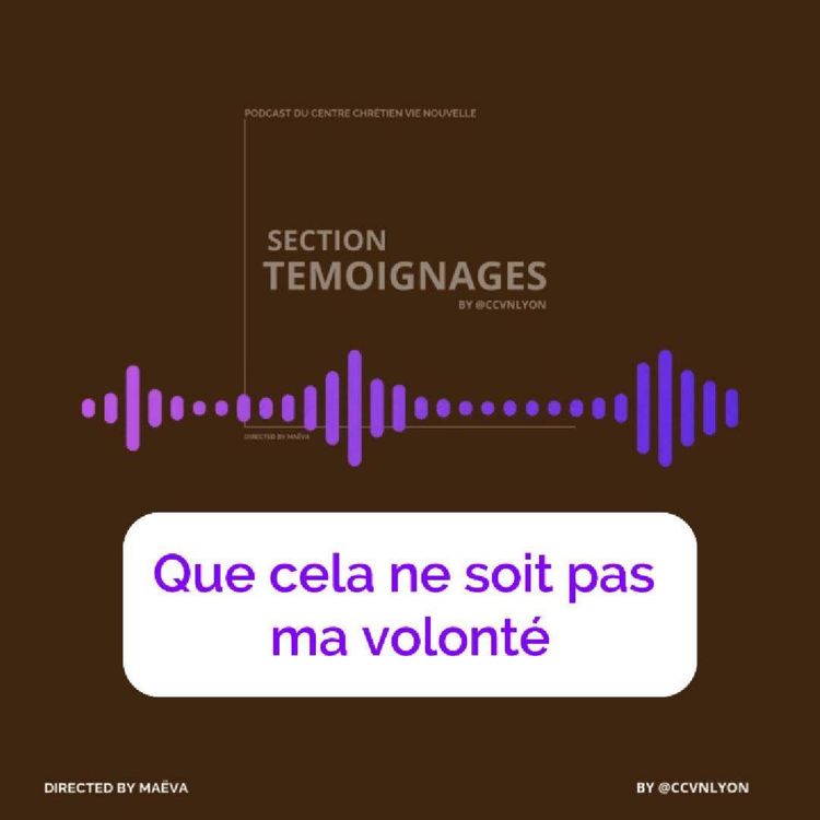 cover art for Que cela ne soit pas ma volonté