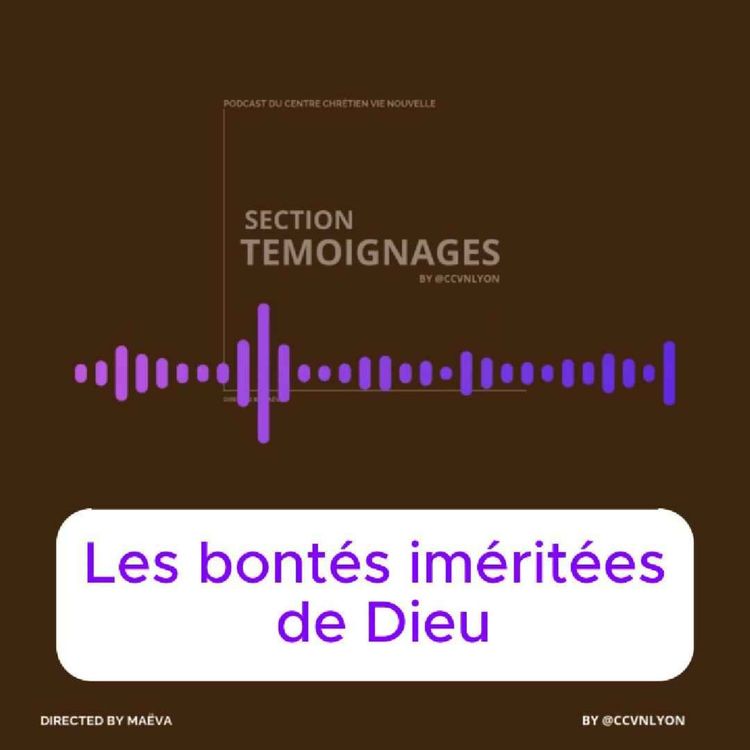 cover art for Les bontés imméritées de Dieu