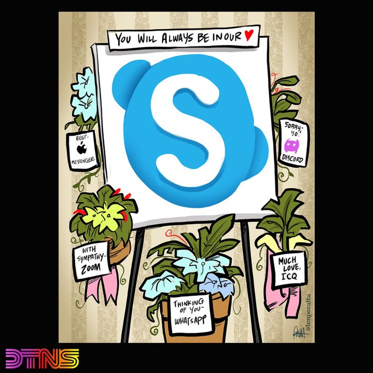 cover art for R.I.P. Skype – DTNS Live 4966