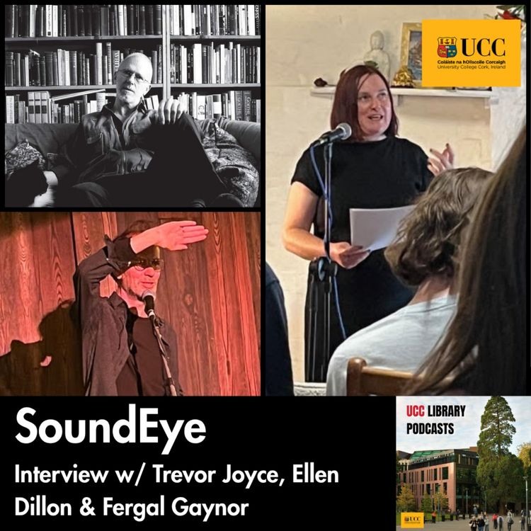 cover art for SoundEye - Interview with Trevor Joyce, Ellen Dillon, and Fergal Gaynor