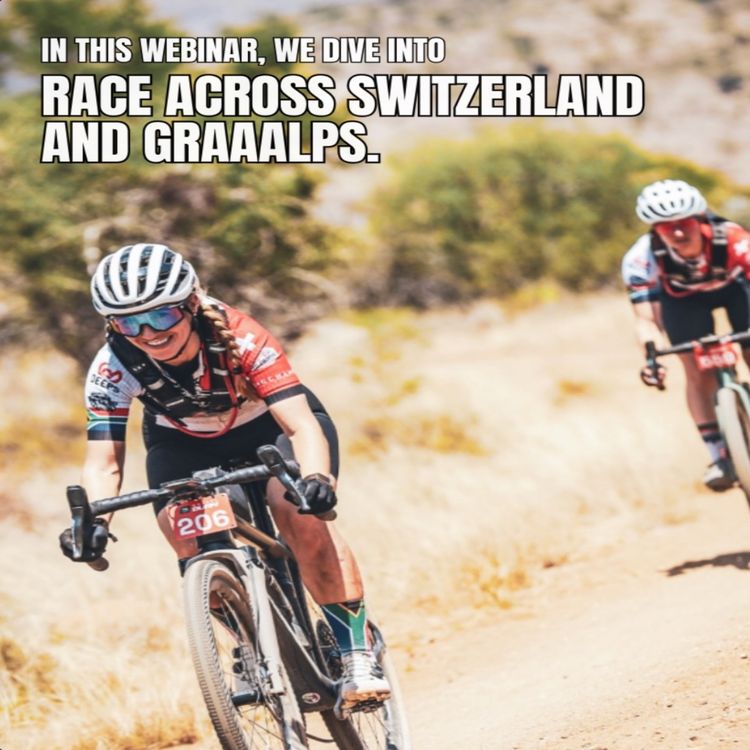 cover art for Across the Alps in Gravel with Nathalie Monnier ENG