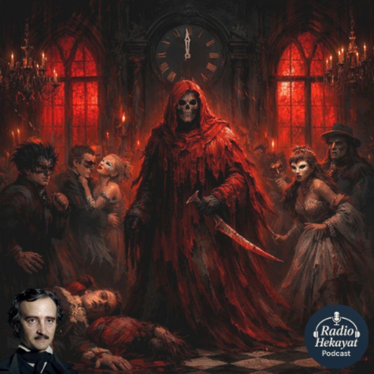 cover art for بالماسکه ی مرگ سرخ - ادگار آلن پو