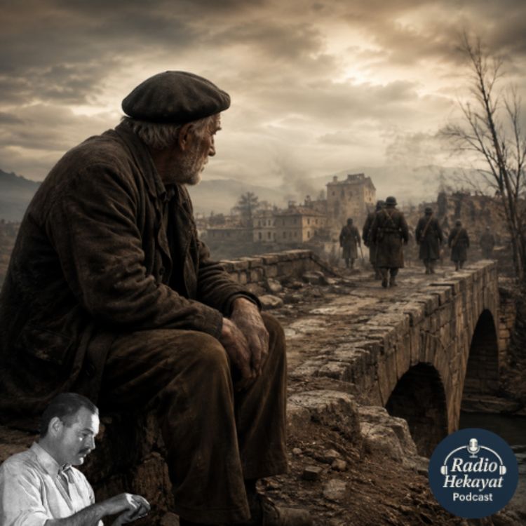 cover art for پیرمرد سر پل - ارنست همینگوی