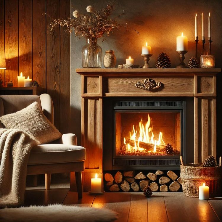 cover art for 😴🔥 Relax to a tranquil FIREPLACE for deep sleep