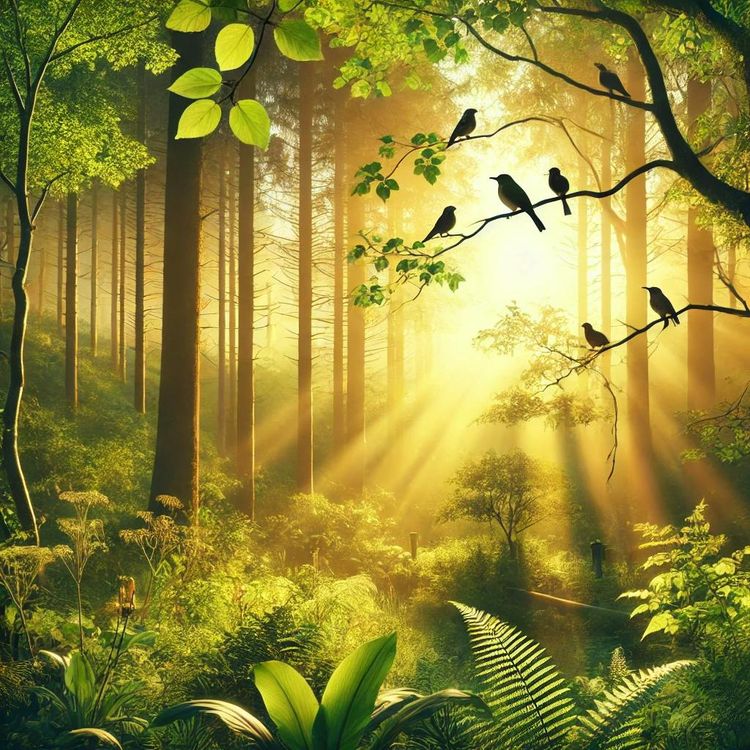 cover art for π΄π¦ Soothing BIRDSONG in the FOREST for a serene night