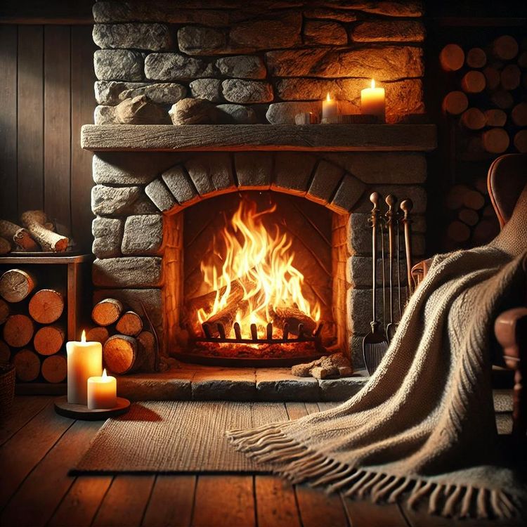 cover art for 😴🔥 The gentle crackling of the FIRE soothes and warms