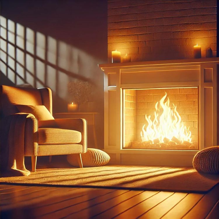 cover art for 😴🔥 Das FEUER im Kamin umhüllt Sie mit wohliger Wärme für tiefe Entspannung