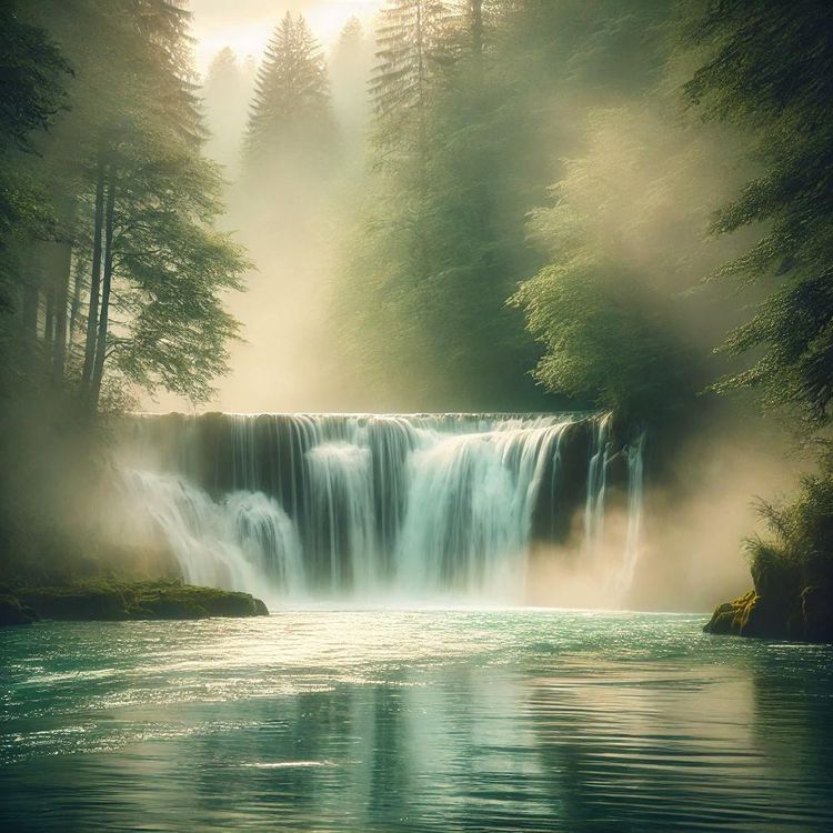 cover art for 😴🌊 Lauschen Sie einem beruhigenden WASSERFALL für erholsamen Schlaf