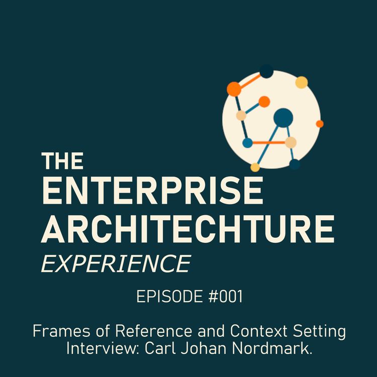 cover art for Episode #001 - Jan 2025 - Frames of Reference with Carl Johan Nordmark