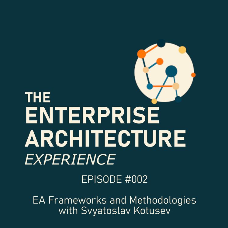 cover art for Episode #002 - Feb 2025 - EA Frameworks and Methodologies with Svyatoslav Kotusev