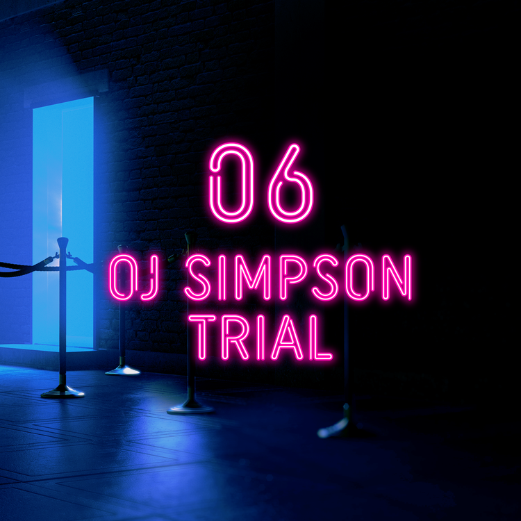cover art for Episode 6: OJ Simpson Trial