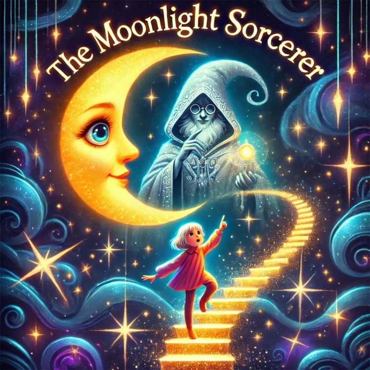 cover art for The Moonlight Sorcerer: A Magical Bedtime Adventure