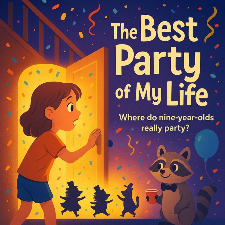 cover art for Best Party Ever | Original Short Bedtime stories with Kairi and Dad