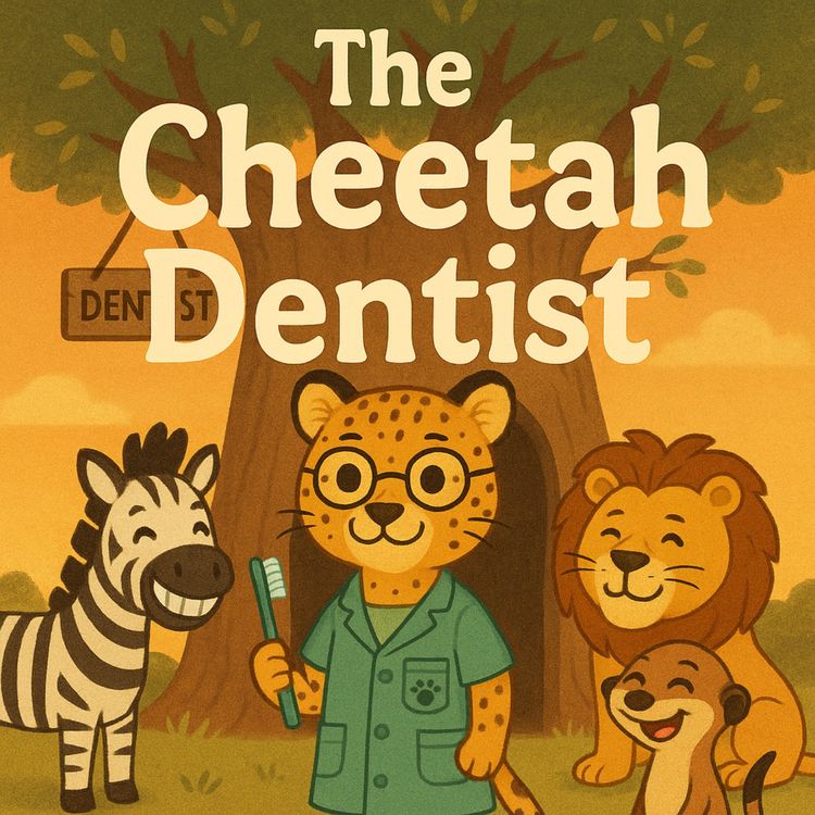 cover art for The Cheetah Dentist: The Fastest Smile in the Savannah - Original Beddtime stories
